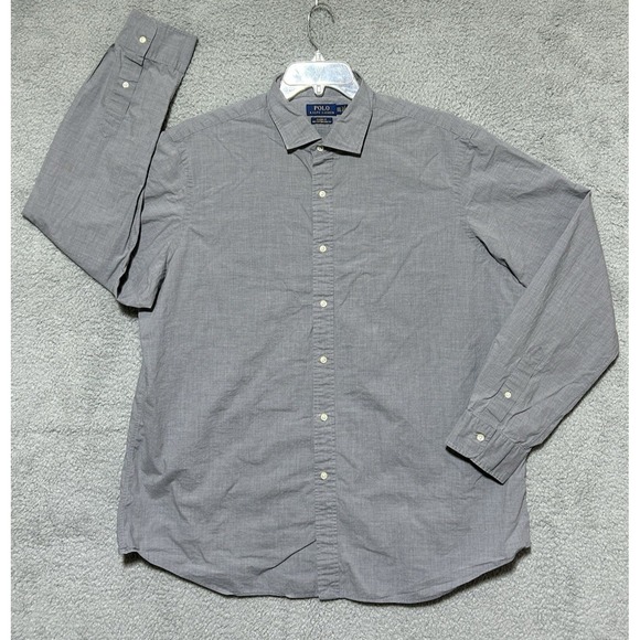 Polo‎ Ralph Lauren Shirt Mens 2XL No Pony Button Up Normcore Business Casual - Picture 1 of 7